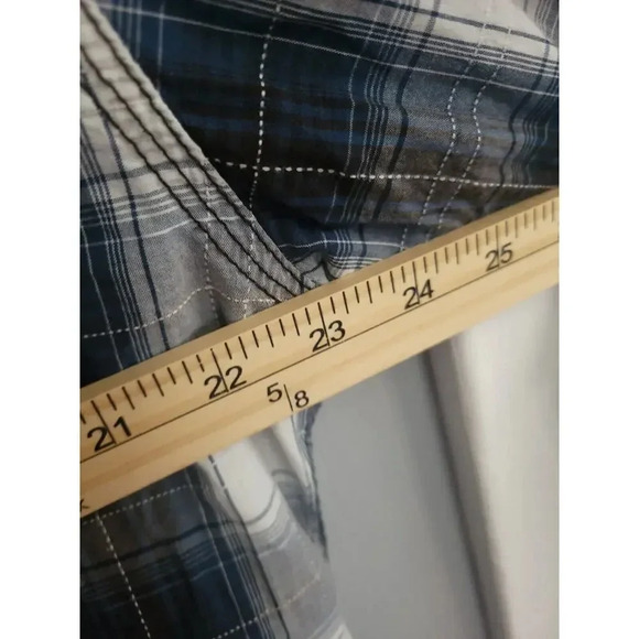 BKE Buckle Shirt Mens Button Up Western Plaid Long Sleeve SZ 2xl 100% COTTON - Picture 7 of 10
